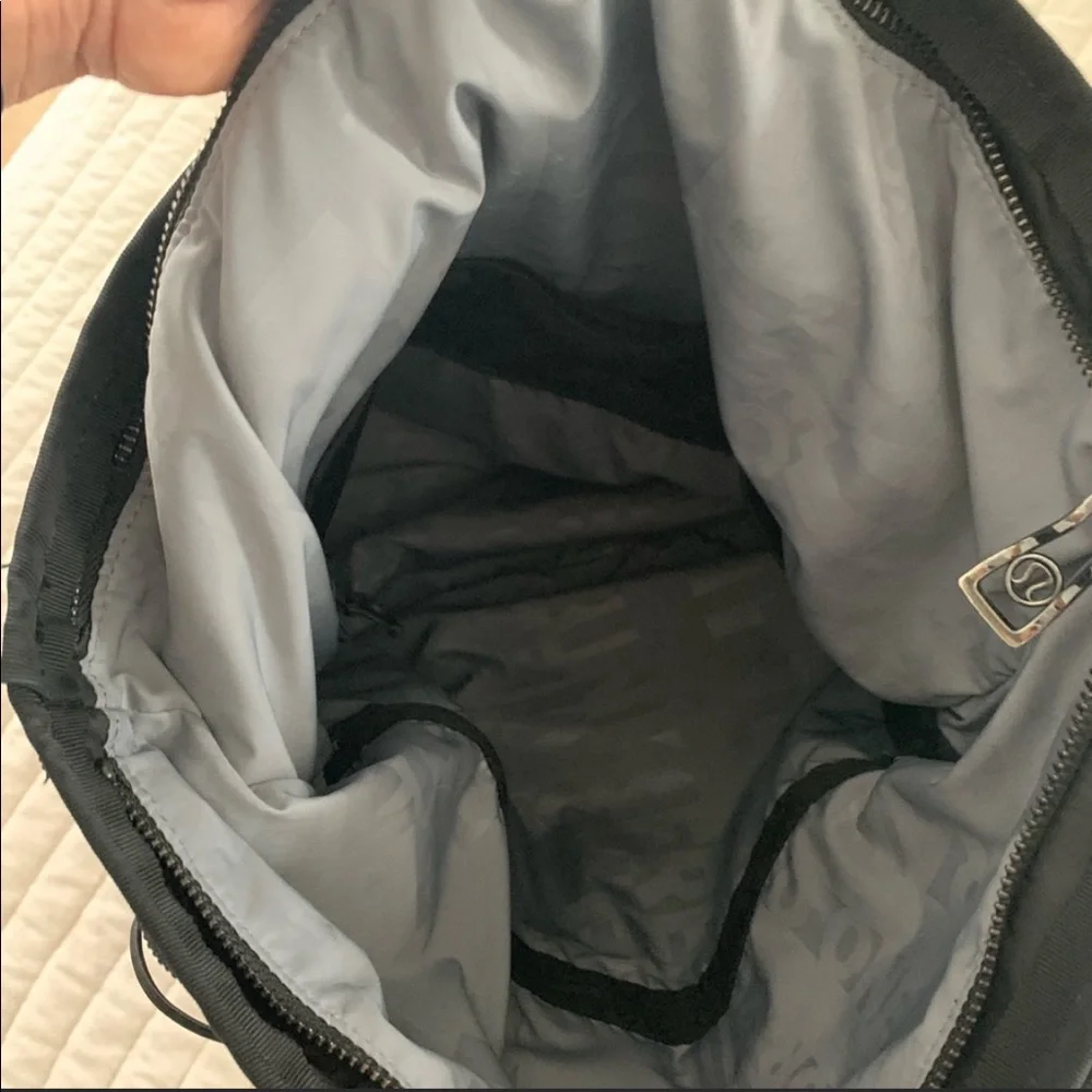 lululemon athletica Black Convertible Tote Backpack